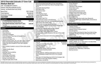 2015 Chevrolet Colorado LT