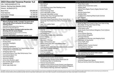 2023 Chevrolet Traverse Premier AWD