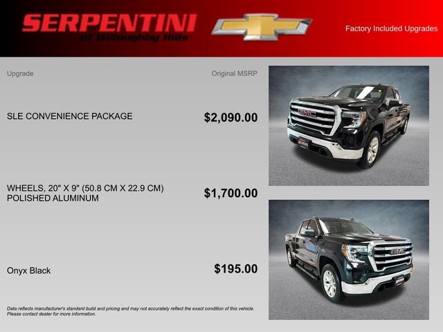 2020 GMC Sierra 1500 SLE 4WD