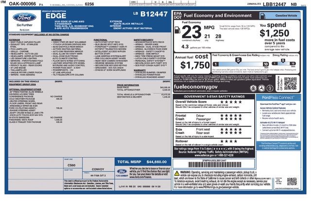 2020 Ford Edge ST Line AWD