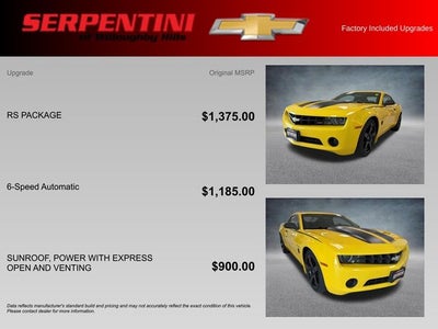 2012 Chevrolet Camaro 2LT 2LT