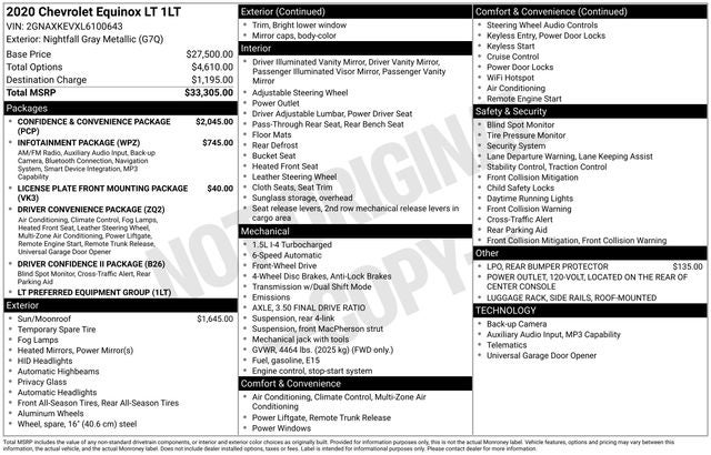 2020 Chevrolet Equinox LT
