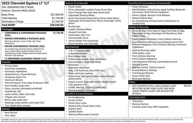 2022 Chevrolet Equinox LT