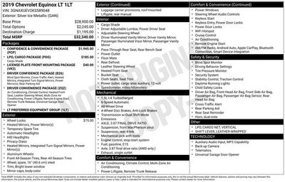 2019 Chevrolet Equinox LT W/ POWER LIFTGATE