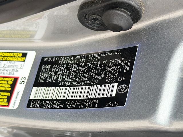 2019 Toyota Camry XSE