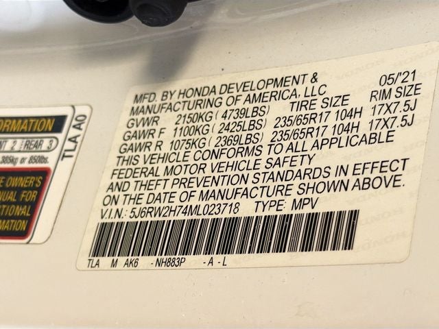 2021 Honda CR-V Special Edition AWD