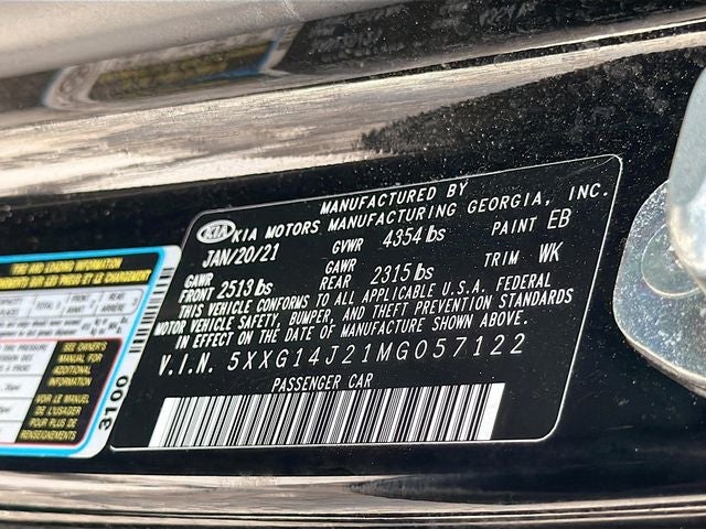2021 Kia K5 LXS