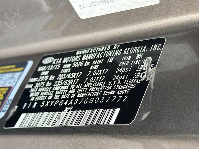 2016 Kia Sorento LX