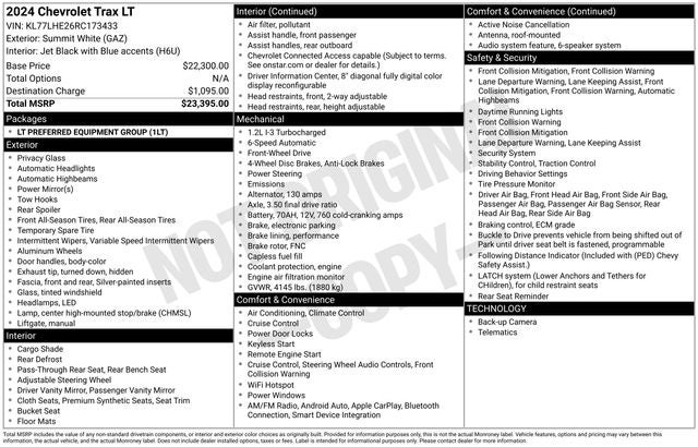 2024 Chevrolet Trax LT
