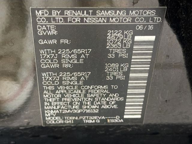 2016 Nissan Rogue S AWD