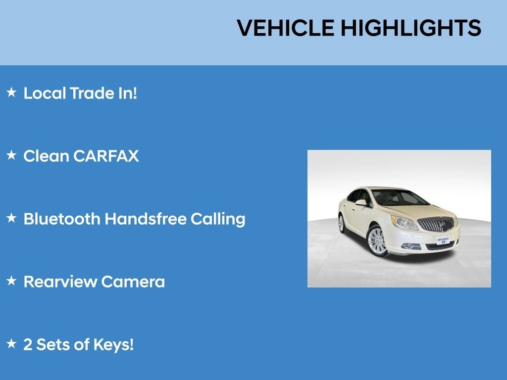 Used 2013 Buick Verano 1SD with VIN 1G4PP5SK2D4191727 for sale in Brecksville, OH