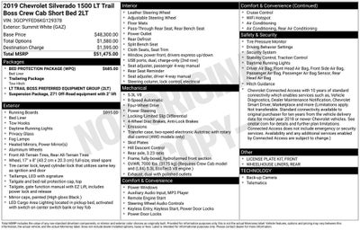 2019 Chevrolet Silverado 1500 LT Trail Boss