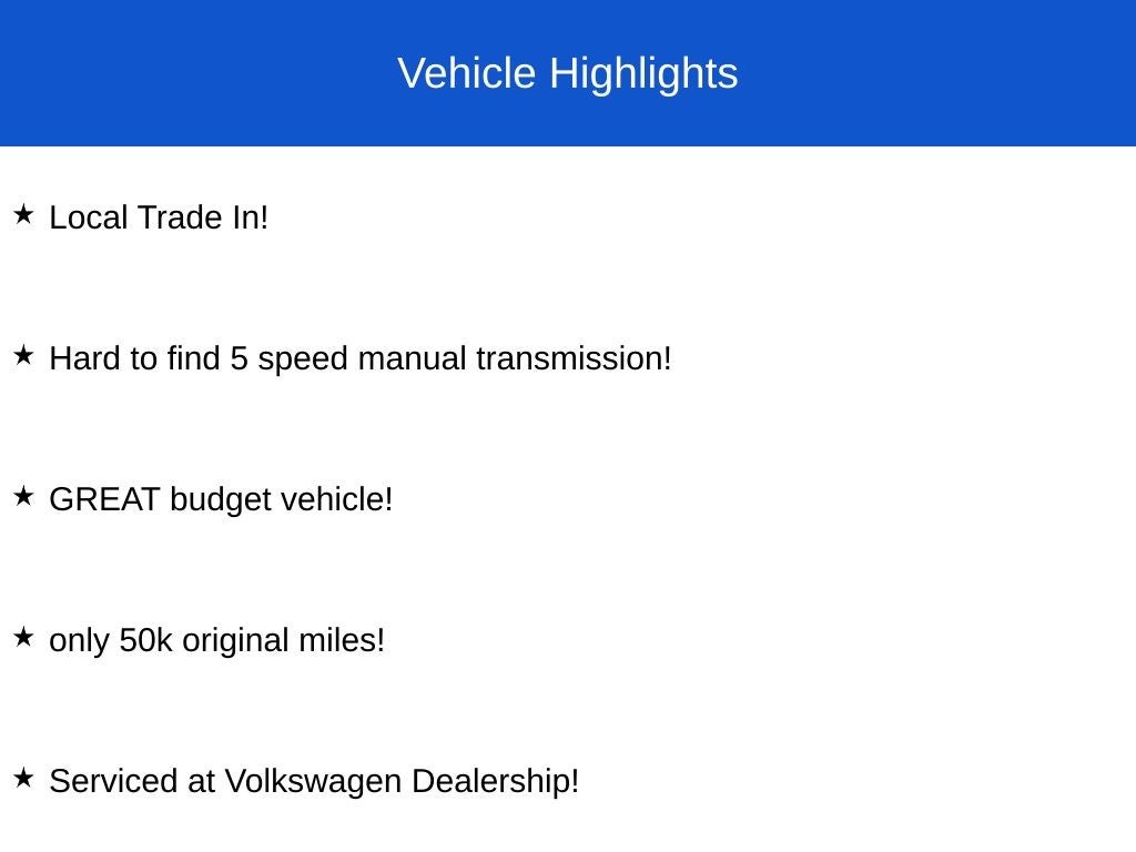 2014 Volkswagen Jetta 2.0L S