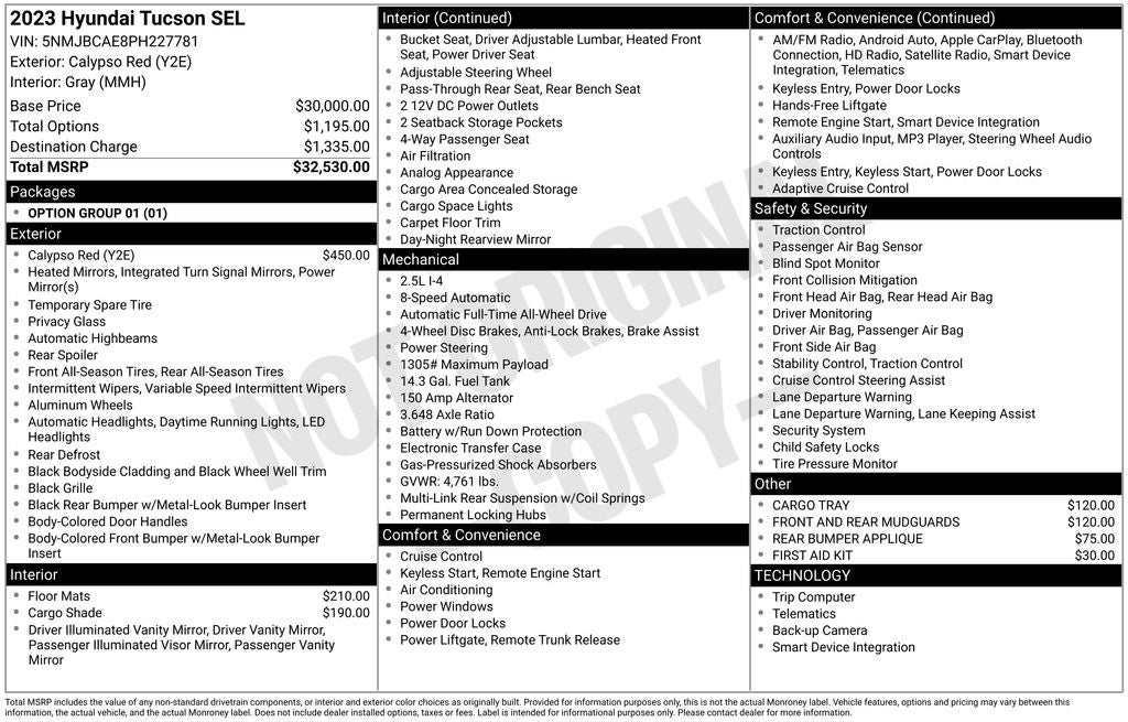 2023 Hyundai Tucson SEL