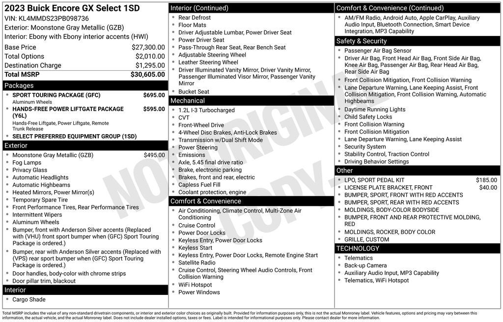 2023 Buick Encore GX Select