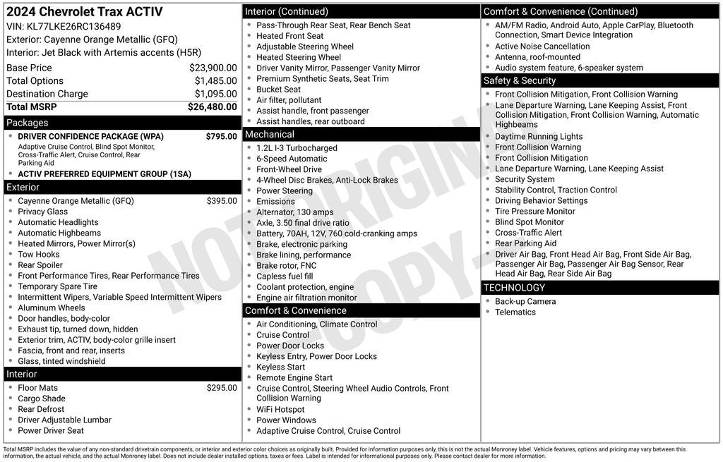 2024 Chevrolet Trax ACTIV