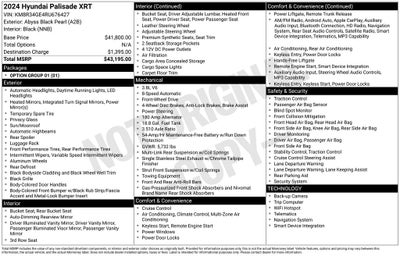 2024 Hyundai Palisade XRT
