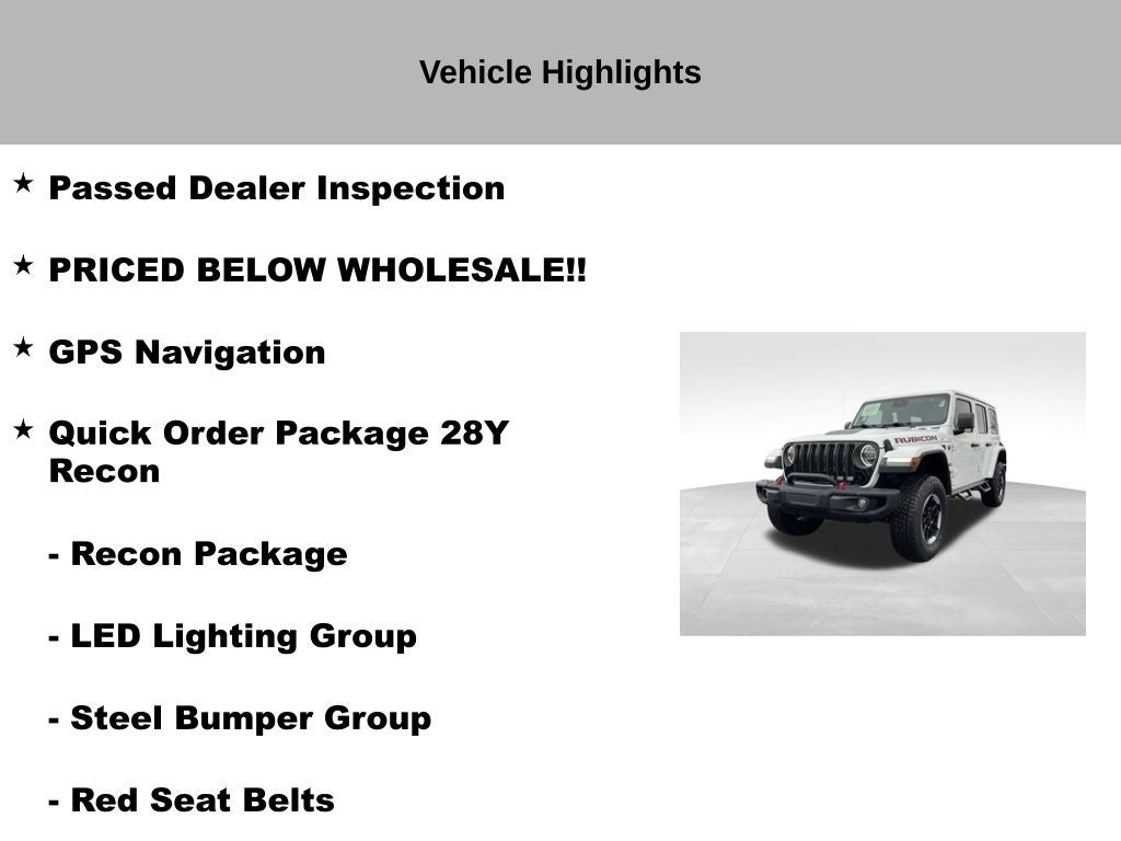 2020 Jeep Wrangler Unlimited Rubicon