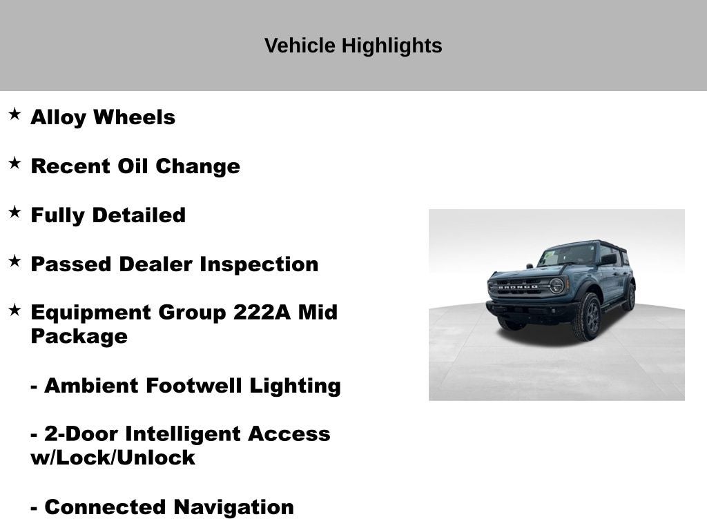 2023 Ford Bronco Big Bend