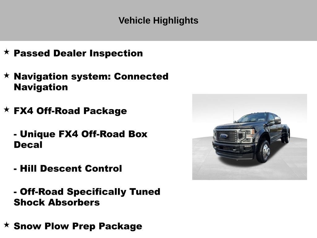 2022 Ford F-450SD Platinum DRW