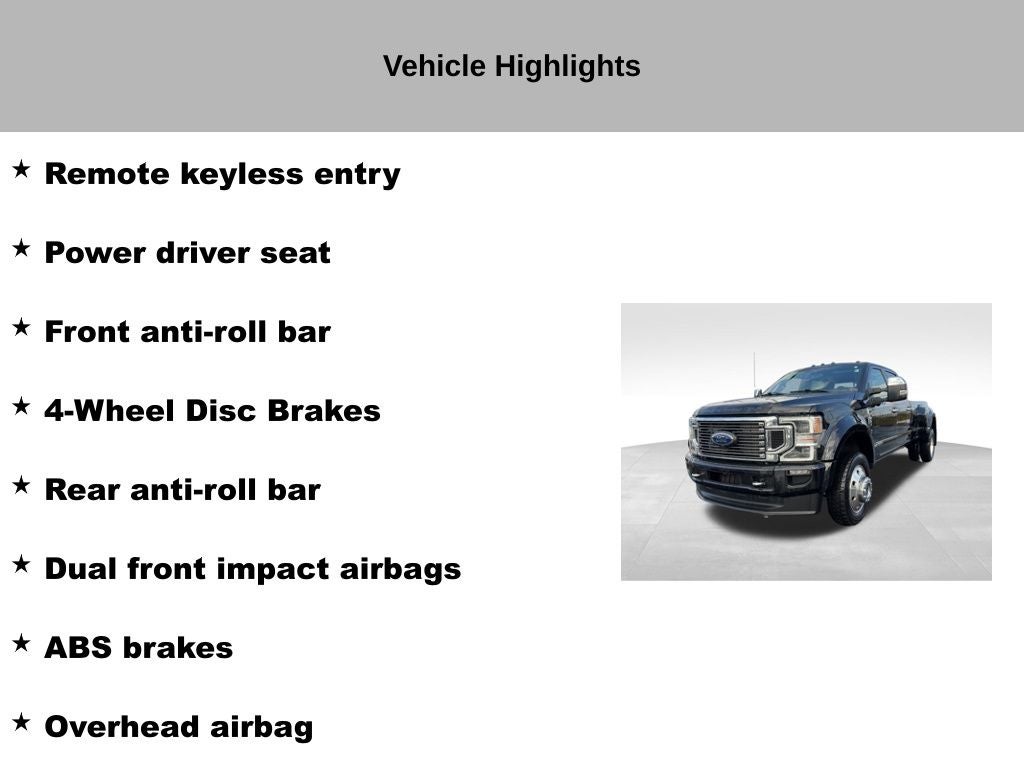 2022 Ford F-450SD Platinum DRW