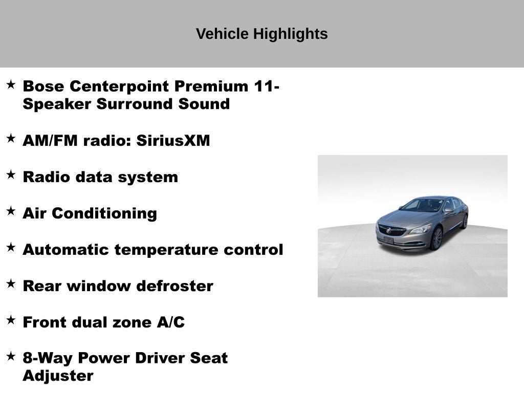 2017 Buick LaCrosse Essence