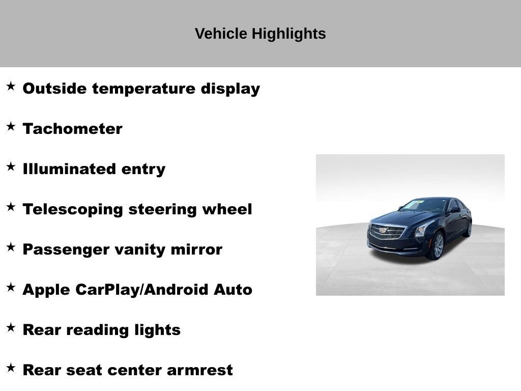 2018 Cadillac ATS 2.0L Turbo