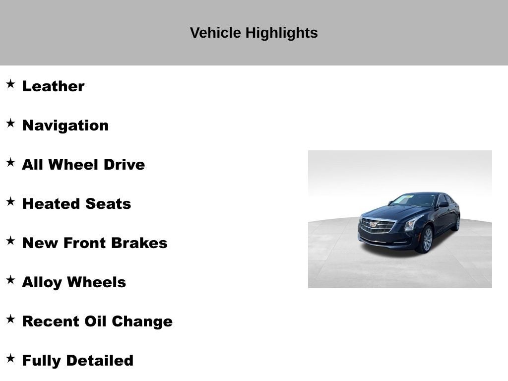 2018 Cadillac ATS 2.0L Turbo
