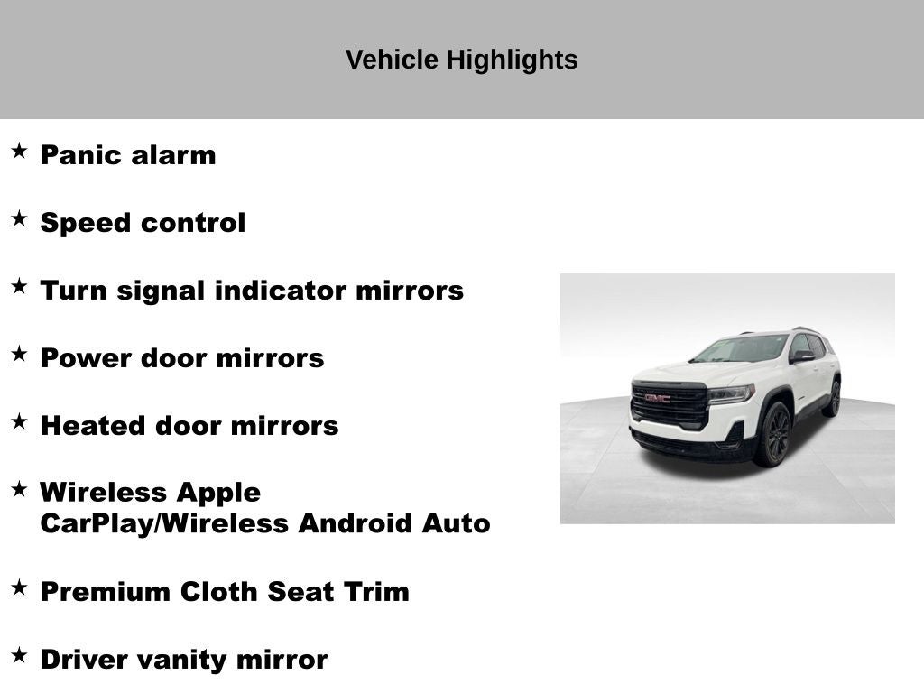 2023 GMC Acadia SLE