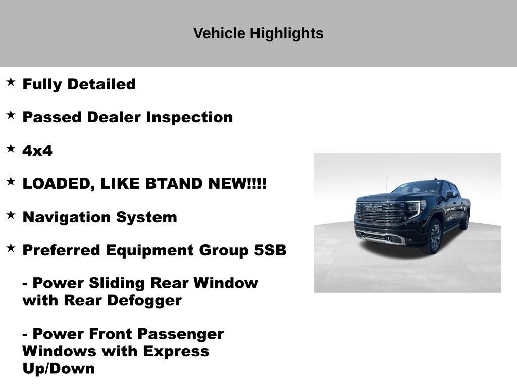 2026 GMC Sierra 1500 Denali Ultimate