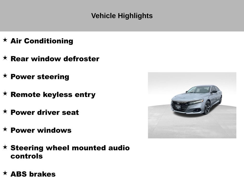 2021 Honda Accord Sport 2.0T