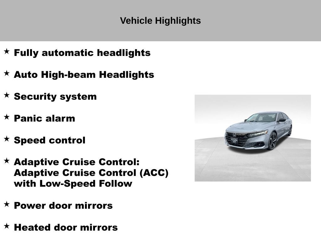 2021 Honda Accord Sport 2.0T