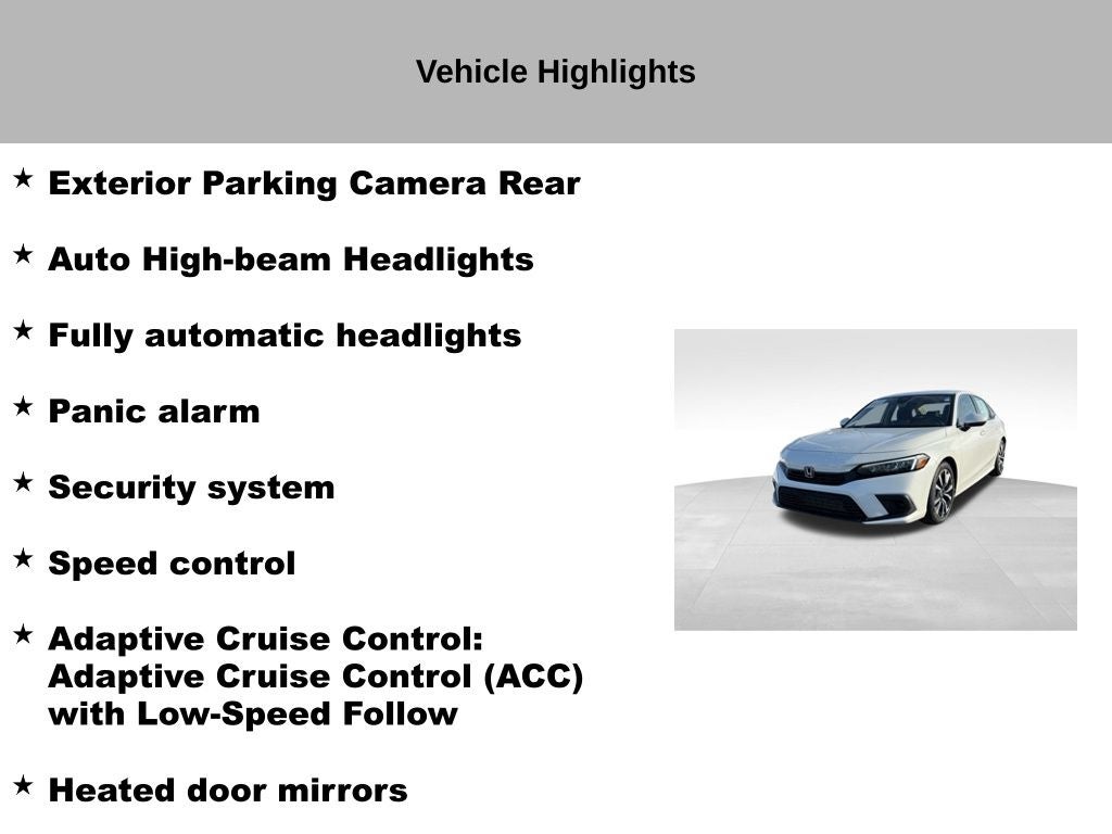 2024 Honda Civic EX