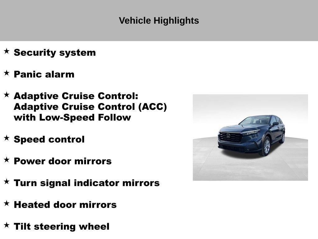 2025 Honda CR-V EX
