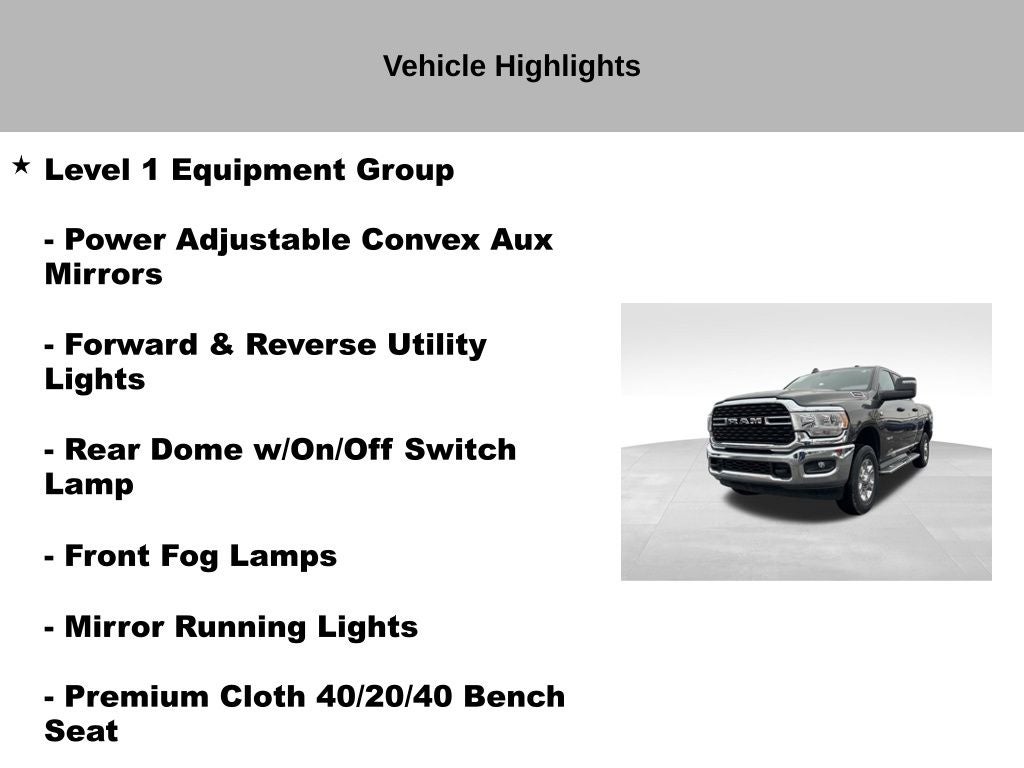 2024 RAM 2500 Big Horn