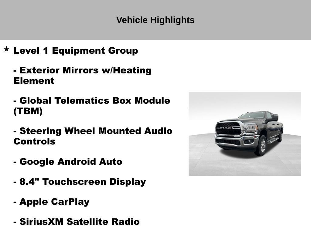 2024 RAM 2500 Big Horn