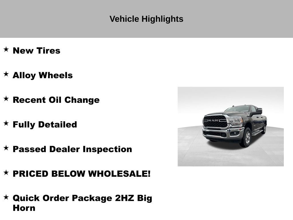2024 RAM 2500 Big Horn