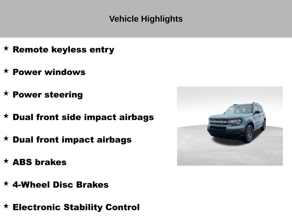 2023 Ford Bronco Sport Big Bend