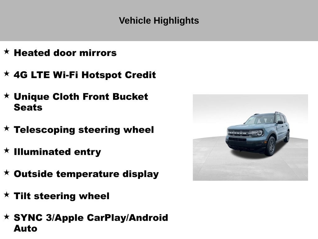 2023 Ford Bronco Sport Big Bend