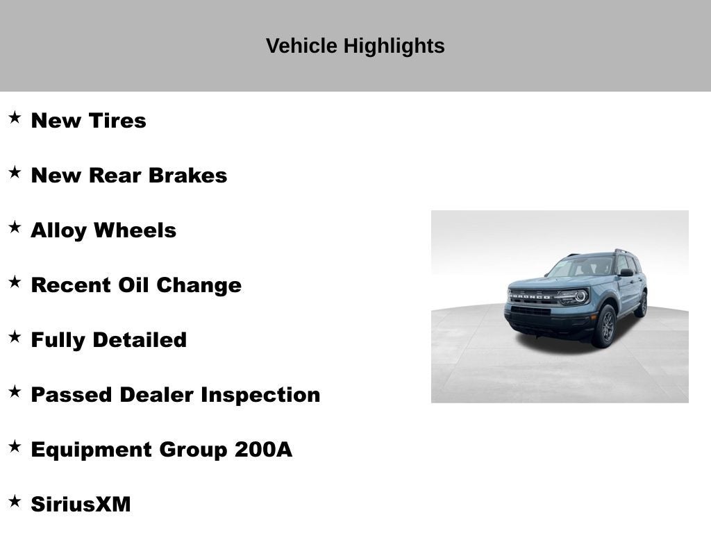 2023 Ford Bronco Sport Big Bend