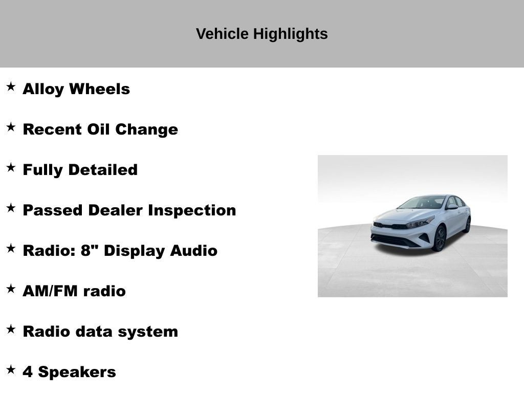 2024 Kia Forte LXS