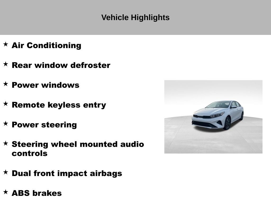 2024 Kia Forte LXS