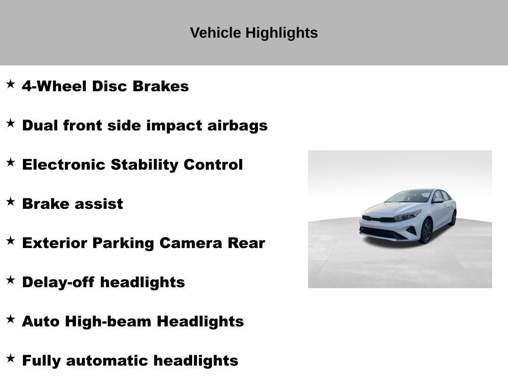 2024 Kia Forte LXS