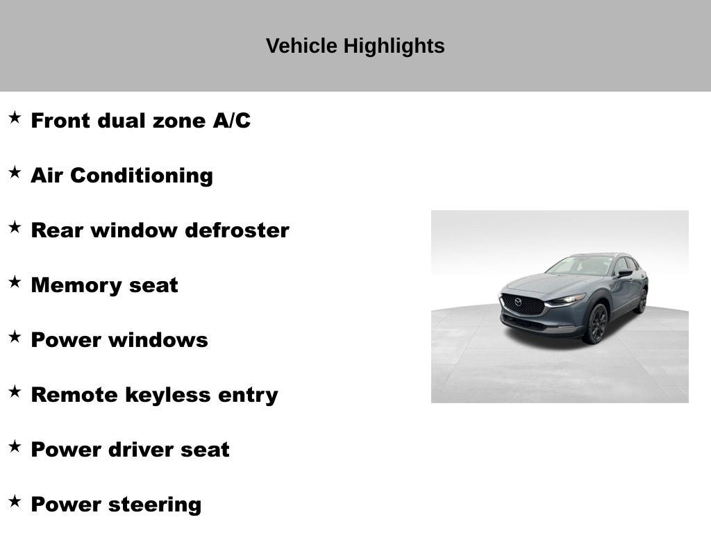 2023 Mazda Mazda CX-30 2.5 S Carbon Edition