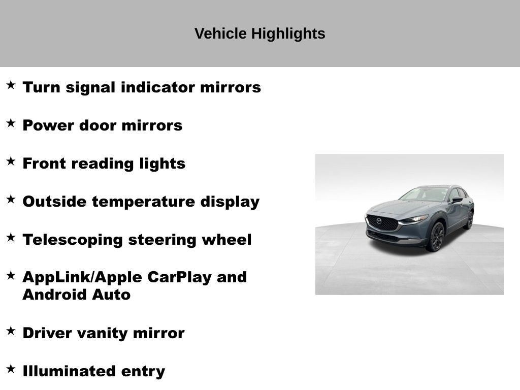 2023 Mazda Mazda CX-30 2.5 S Carbon Edition
