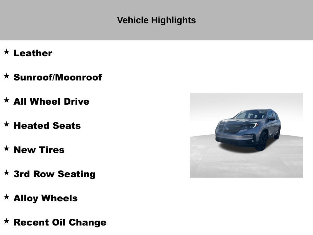 2022 Honda Pilot Special Edition