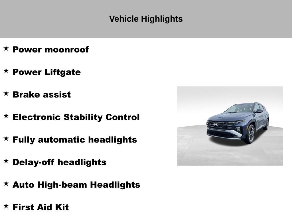2025 Hyundai Tucson SEL Convenience