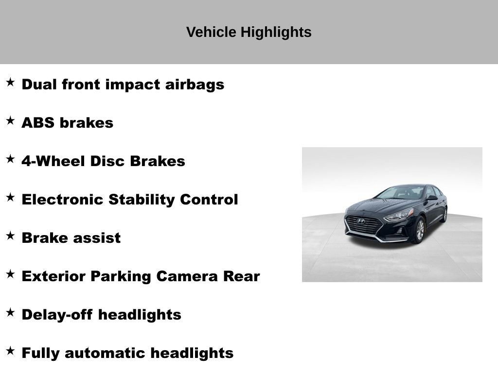 2018 Hyundai Sonata SE
