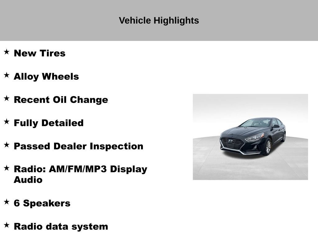 2018 Hyundai Sonata SE