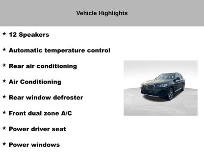 2023 BMW X3 xDrive30i